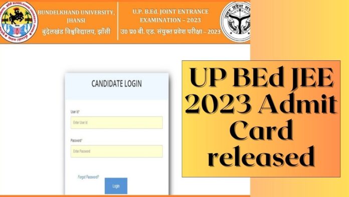 UP BEd JEE 2023 Admit Card released