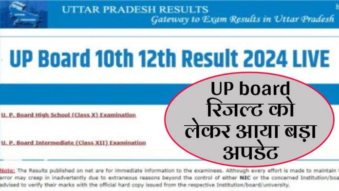 UP board 10th, 12th Results 2024